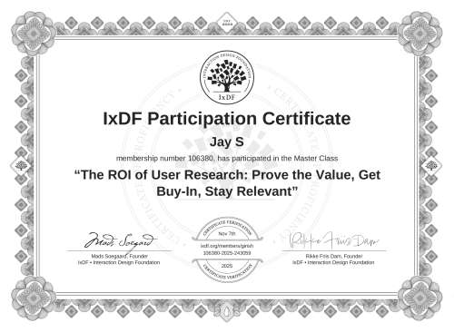 The ROI of User Rese