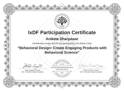 Behavioral Design: C