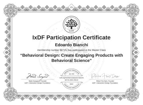 Behavioral Design: C