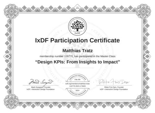 Design KPIs: From In