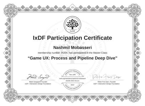 Games UX: Process an