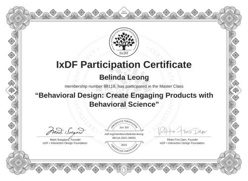 Behavioral Design: C
