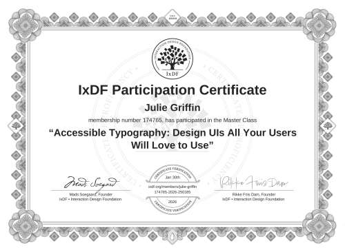 Accessible Typograph