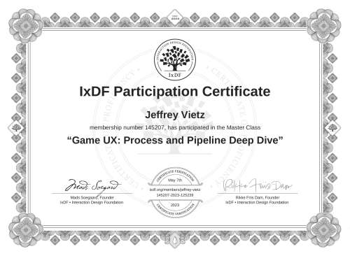 Game UX: Process and