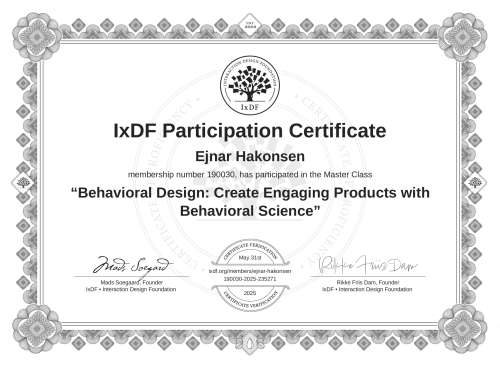 Behavioral Design: C