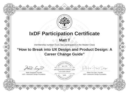 How to Break into UX