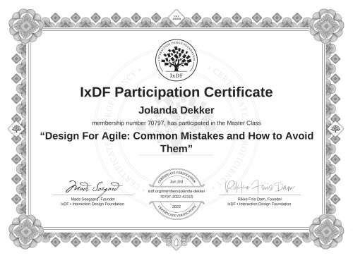 Design For Agile: Co