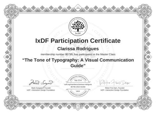 The Tone of Typograp