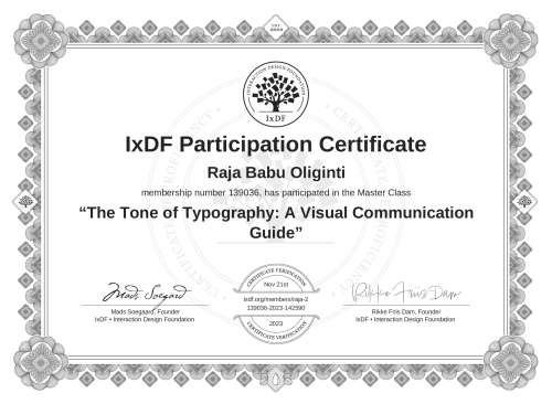 The Tone of Typograp