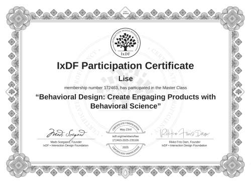 Behavioral Design: C