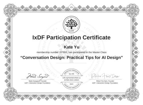 Conversation Design: