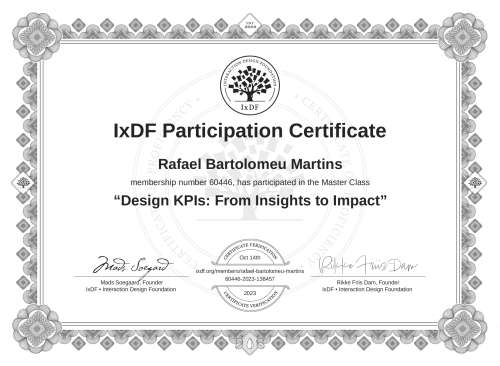 Design KPIs: From In