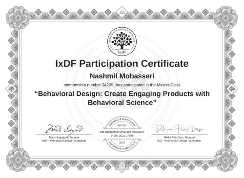 Behavioral Design: C