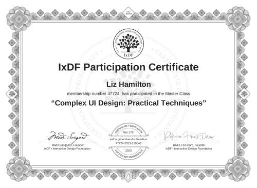 Complex UI Design: P