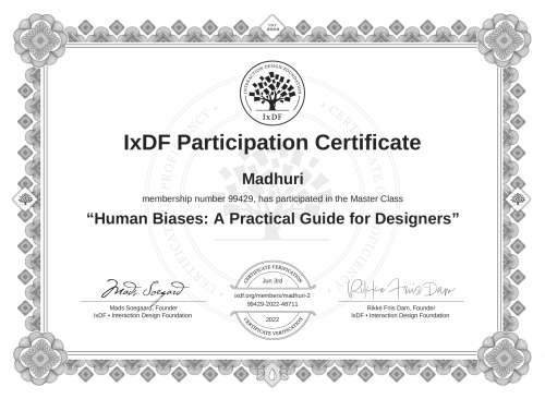 Human Biases: A Prac