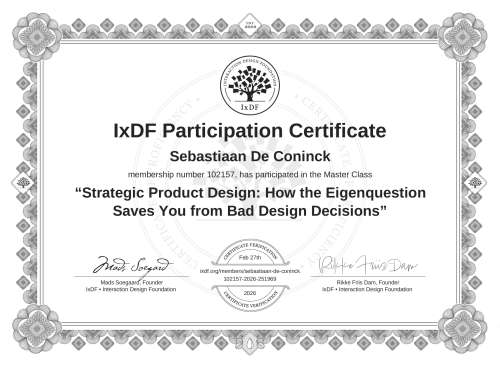 Strategic Product De