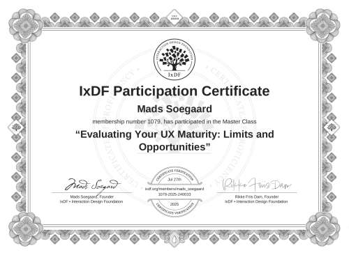 Evaluating Your UX M