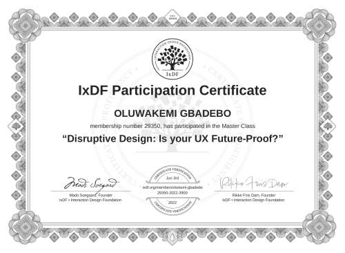 Disruptive Design: I