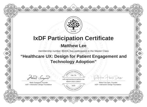 Healthcare UX: Desig