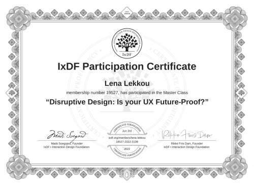 Disruptive Design: I