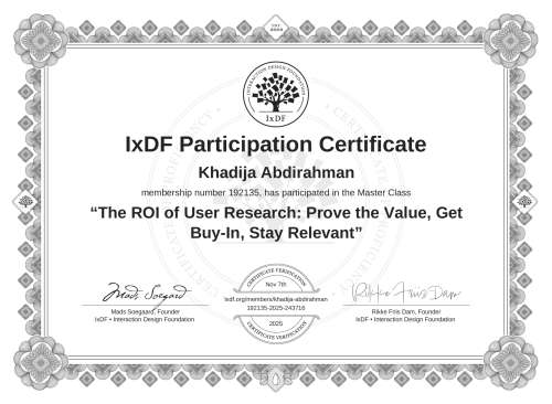 The ROI of User Rese