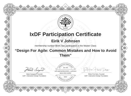 Design For Agile: Co