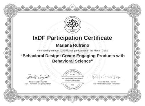 Behavioral Design: C
