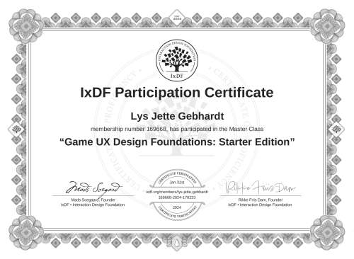 Game UX Design Found