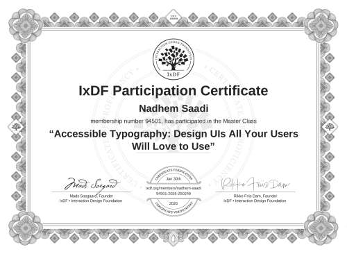 Accessible Typograph