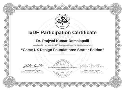 Game UX Design Found