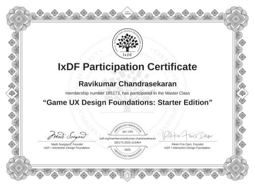 Game UX Design Found