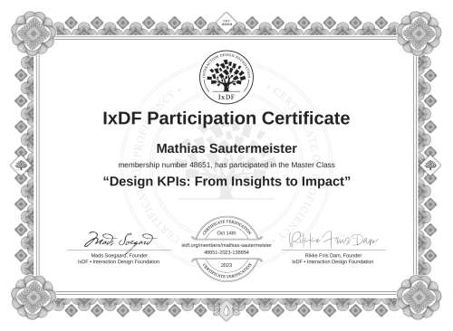 Design KPIs: From In