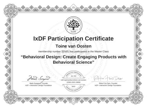 Behavioral Design: C