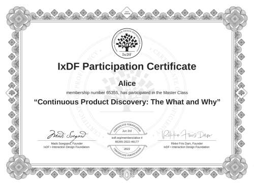 Continuous Product D