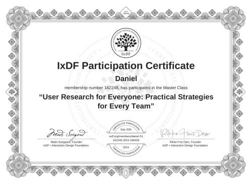 User Research for Ev