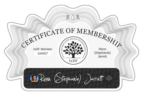 Renn's Certificate of membership