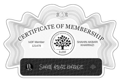 SHAHIN's Certificate of membership