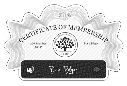 Buse's Certificate of membership