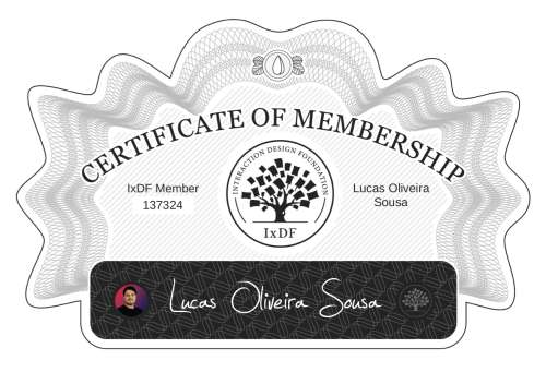 Lucas's Certificate of membership