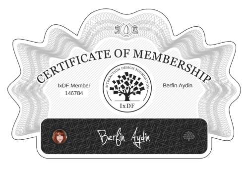 Berfin's Certificate of membership