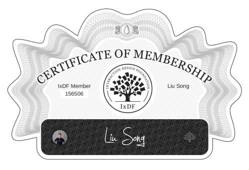 Liu's Certificate of membership
