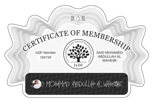 SAID's Certificate of membership