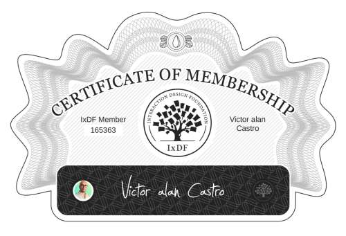 Victor's Certificate of membership