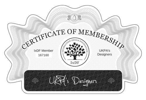 UKPA's's Certificate of membership