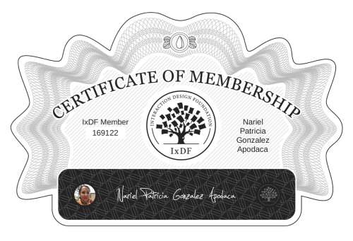 Nariel's Certificate of membership
