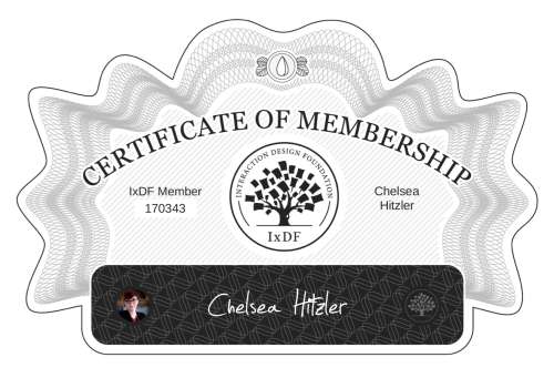 Chelsea's Certificate of membership