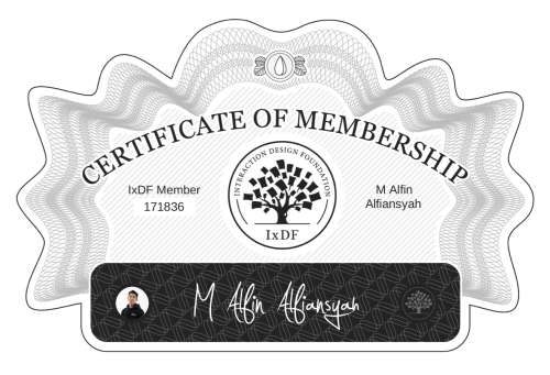 M Alfin Alfiansyah's Certificate of membership