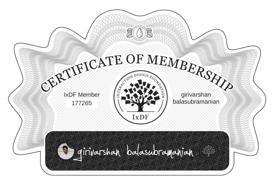 Membership Certificate