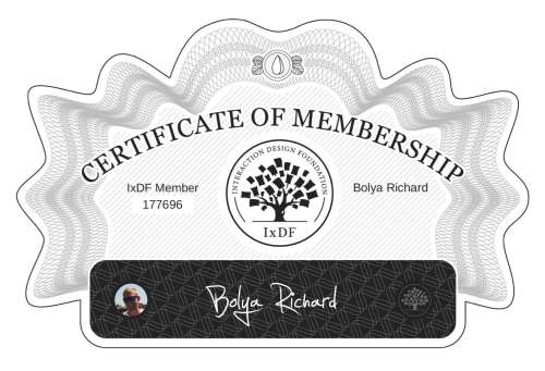 Bólya's Certificate of membership