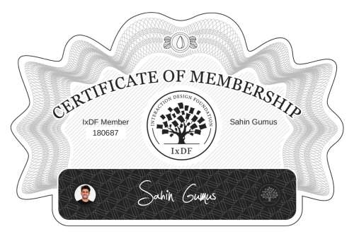 Sahin's Certificate of membership